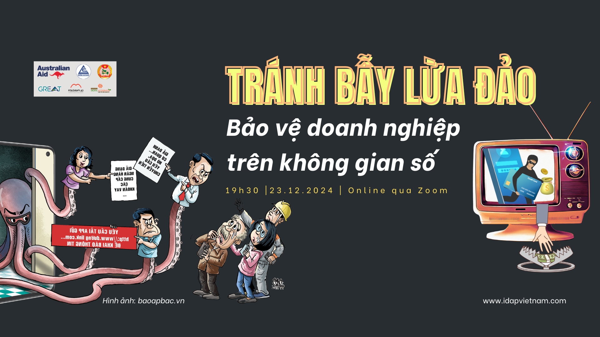 Sự kiện Tránh bẫy lừa đảo – Bảo vệ doanh nghiệp trên không gian số