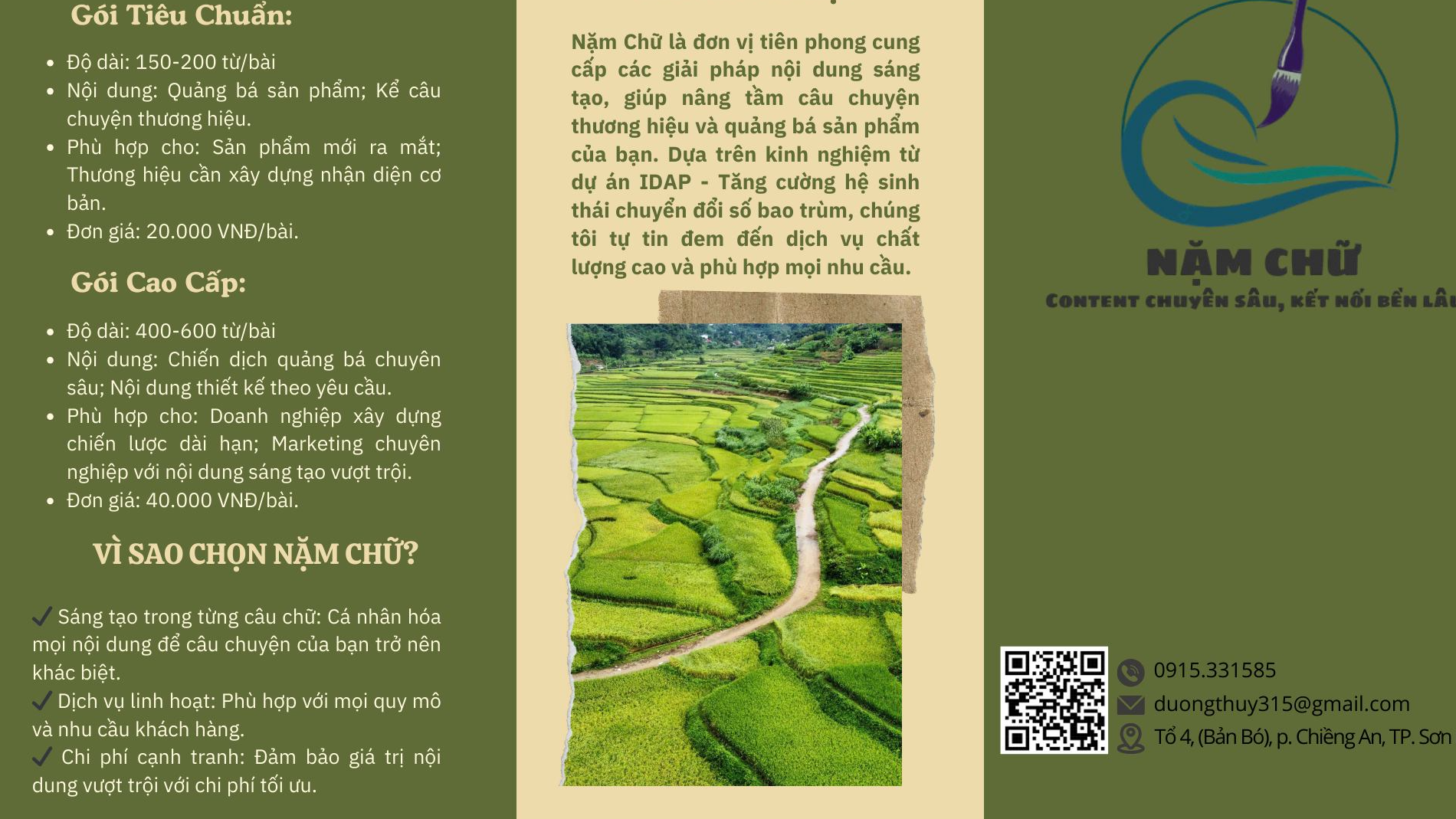 Nặm Chữ – Hành trình kể chuyện thương hiệu của Dương Hồng Thủy
