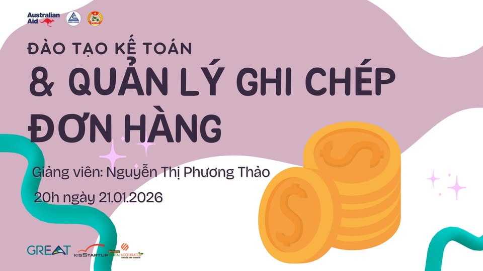 Đào tạo kế toán và quản lý ghi chép đơn&nbsp;hàng