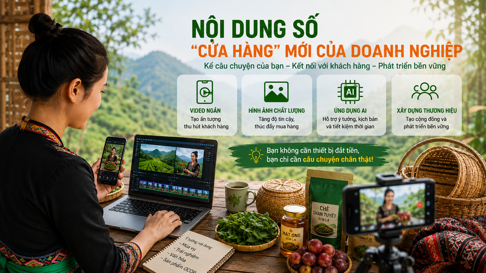 Các công cụ tạo video, hình ảnh- khi nội dung trở thành”cửa hàng” mới của doanh nghiệp