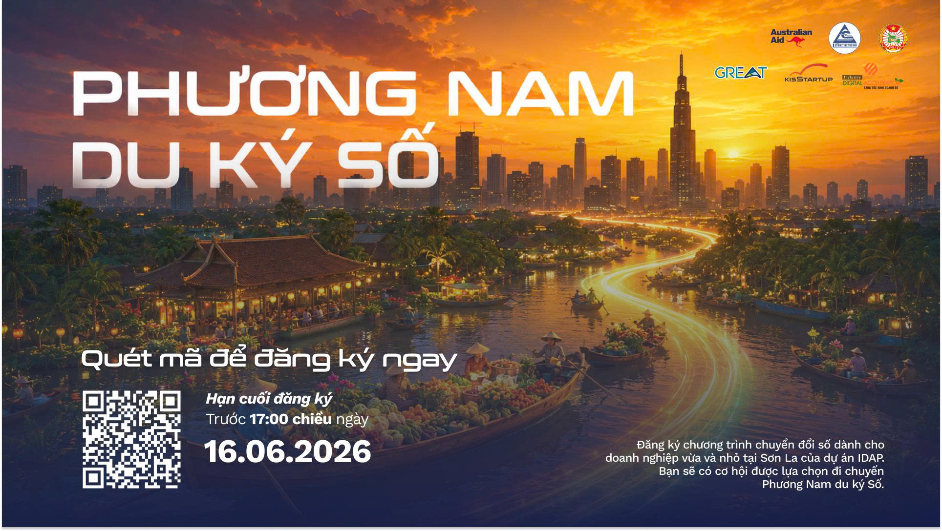Thông báo: Chương trình học tập thực tế “Phương Nam du ký số” – Dự án IDAP