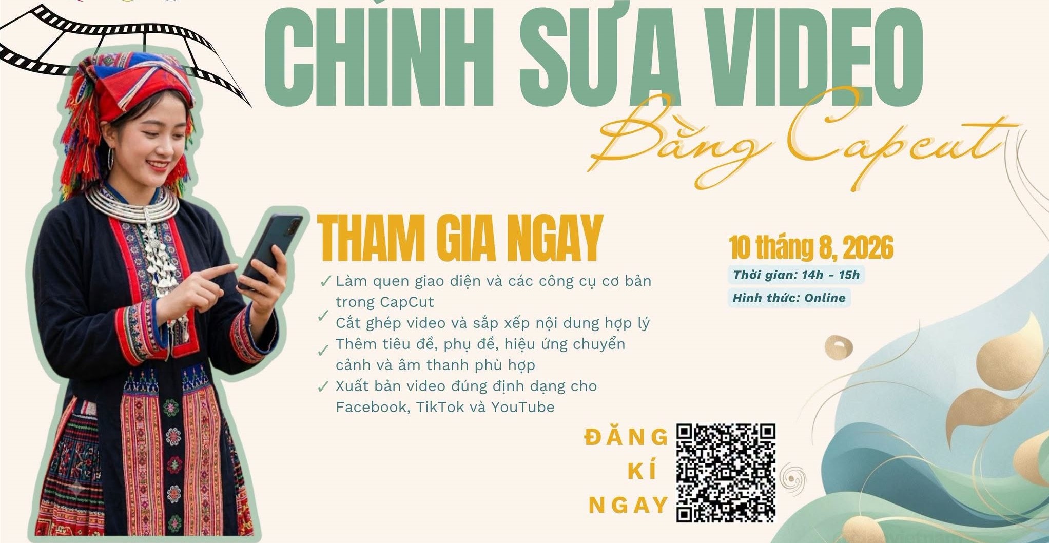 Workshop Hướng dẫn chỉnh sửa video bằng capcut