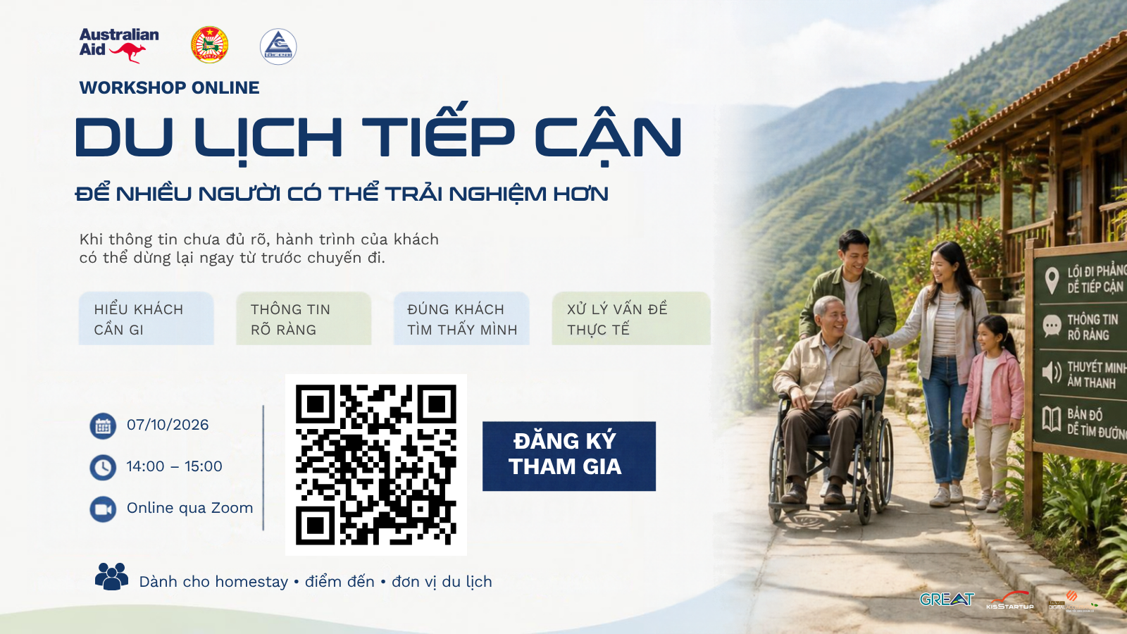 ♿ Du lịch tiếp cận – Để nhiều người có thể trải nghiệm hơn