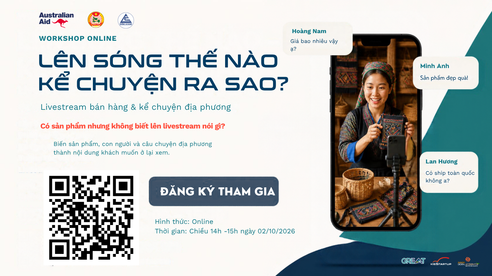Workshop: Lên sóng thế nào – kể chuyện ra sao?